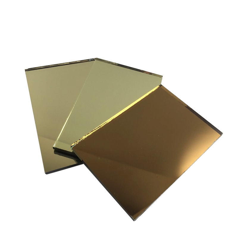 High quality Color Silver Mirror Glass Manufacturer Double Coated Float Silver