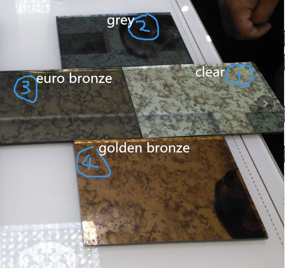 Antique Modern Design 4mm 5mm Silver Antique Decorative Wall Mirror Float Glass for Building