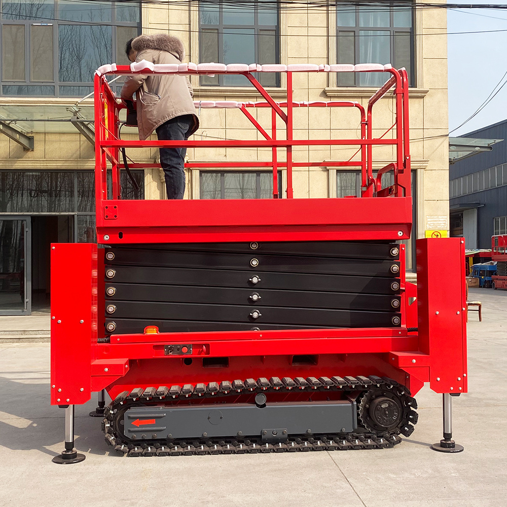 aerial work platform 500-1000kg self propelled hydraulic scissor lift platform table 8m 12m 10m electric scissor lift truck