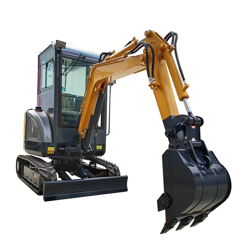 Engineering agricultural Excavator 2.5tons 3ton 4t 4WD tire mini grab wheel excavator