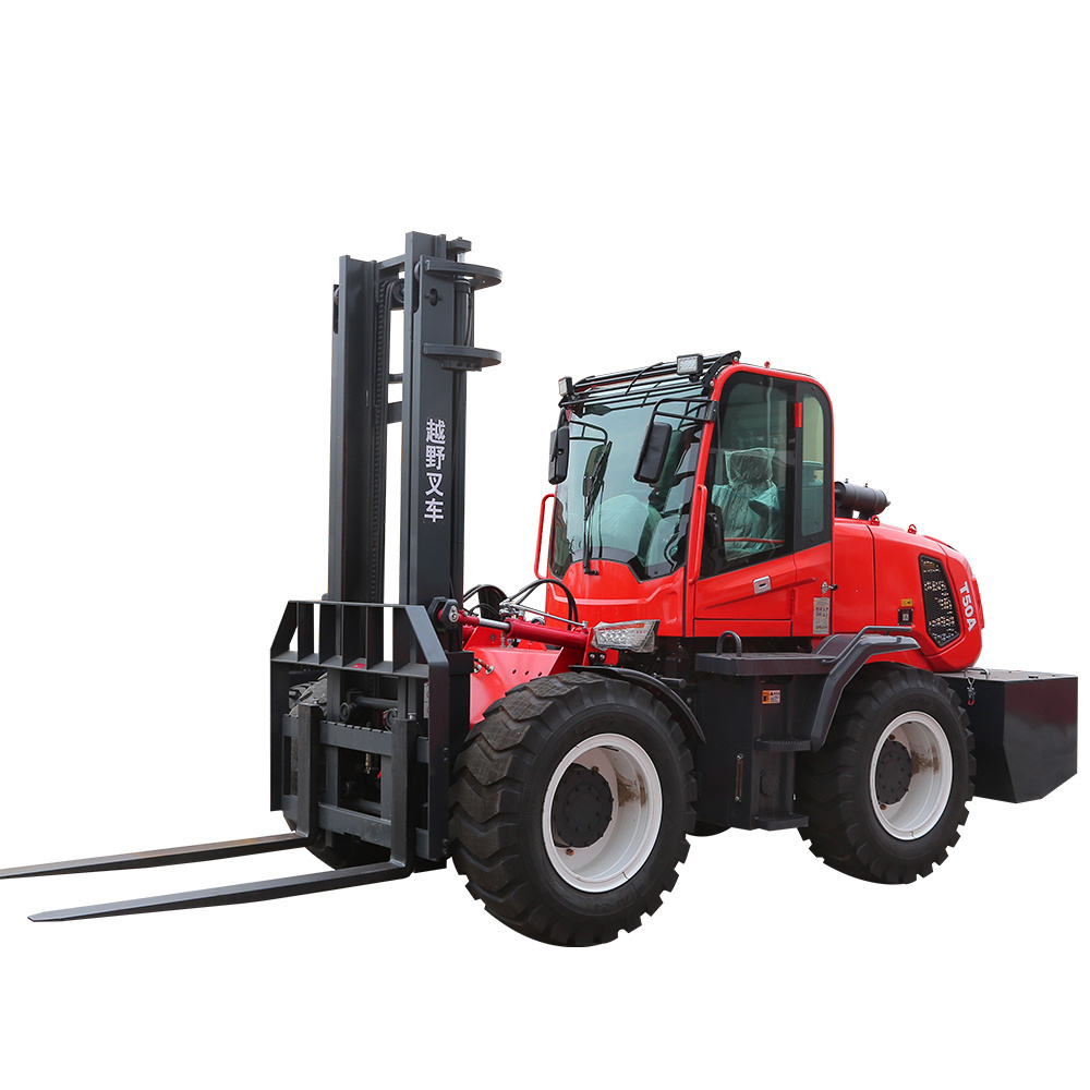 Multipurpose Cross 4WD Country Mud 1.5Ton 3Ton 3.5T 4Ton 5Ton 6Ton All Rough Terrain Diesel Off Road Forklifts