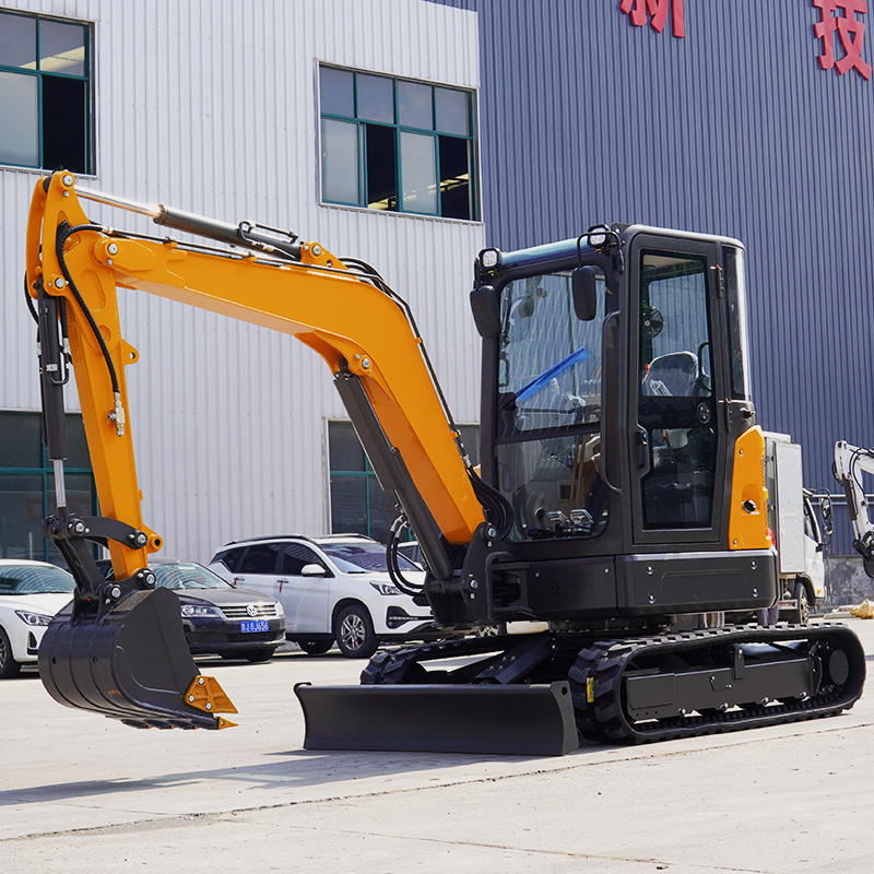 Free Shipping Mini Excavator 3.5 Ton EPA Euro 5 Kubota Engine Crawler Digger Farm Used Chinese Mini Excavator Machine