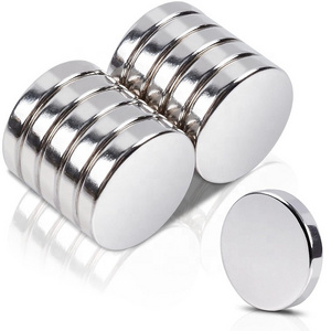 N52 Disc Neodymium Magnet Customized Round Ndfeb Bright Silver Magnets Permanent Neodymium Sphere Magnet  for Industry