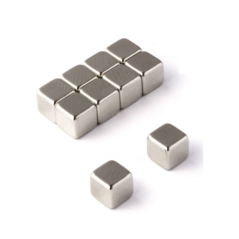 Magnet Manufacturer Strong Permanent Silver Magnet Cubes 10*10*10mm 5*5*5mm Small N52 Square Block Magnet