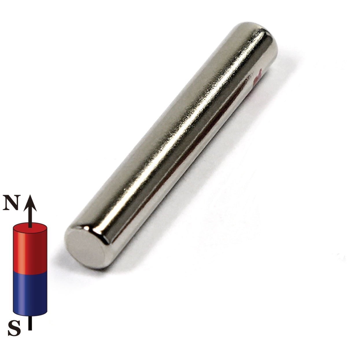 Wholesale Custom Cylinder Shaped Magnet Cylindrical Neodymium Magnetic Rod 12000Gauss