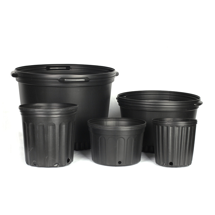 Large Size 15 20 25 Gallon Tree Nursery Plastic Plant Pots For Plant Wholesale