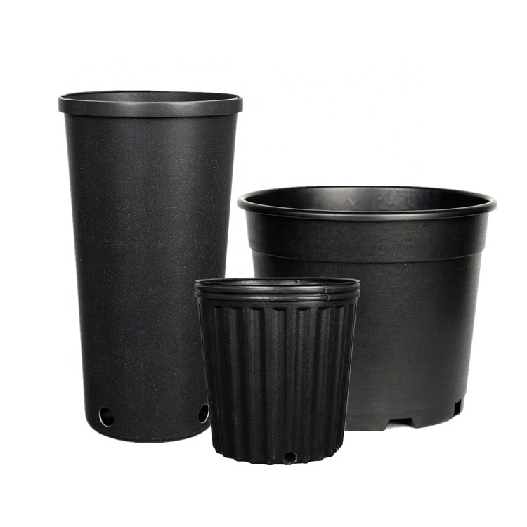 Wholesale Nursery Gallon Garden PP Large Big Size Tree Plant Plastic Flower Pots Planter Pots