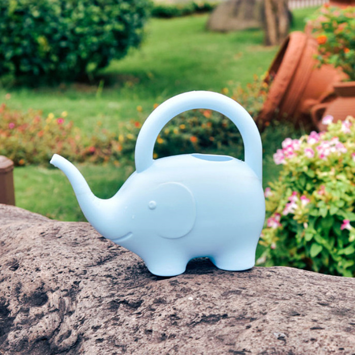 Wholesale Bulk Home Garden Decoration 1.5 Liters Blue Miniatures Small Mini Watering Can For Children