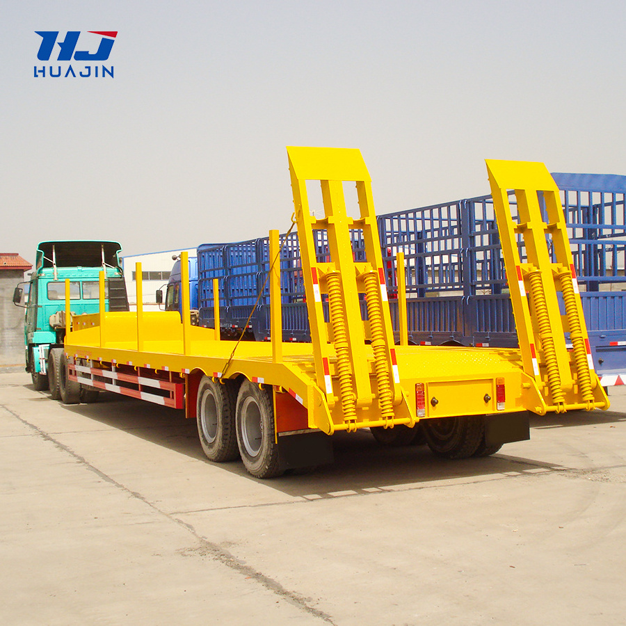 Low Bed Loader Exceptional Service Container Carrier Chassis Trailer Skeleton Semi Trailer