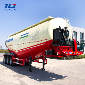 China Factory New Bulk Cement Tank Truck Trailer 40ton 50ton 60tons Steel Cement Bulker Tanker Semi Trailer