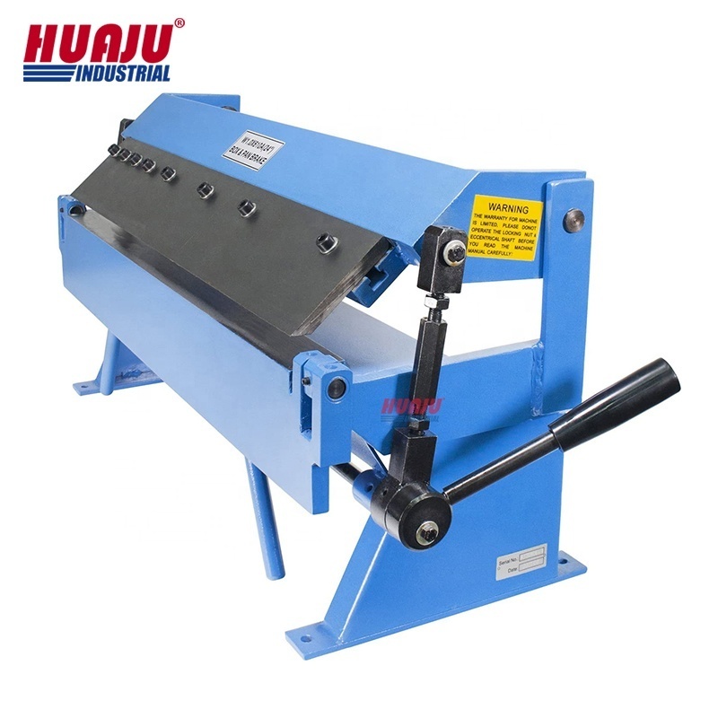 Huaju Industrial W1.0x610A 24 Inch 20 Gauge Pan and Box Brake with Adjustable Removable Fingers Manual Folding Machine