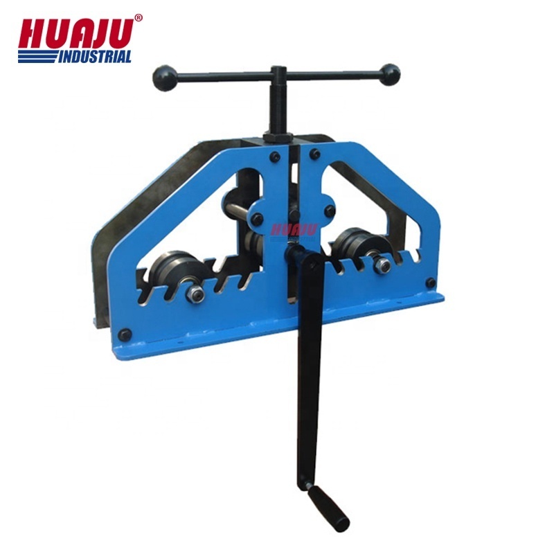 Huaju Industrial TR60 Mild Steel Aluminum Copper Tube Pipe Roller Bending Fabrication Machine