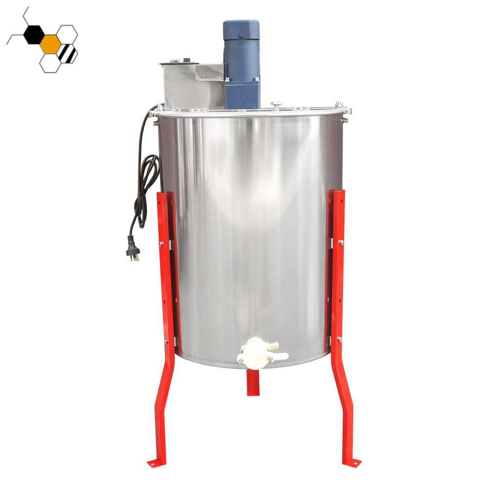 Beekeeping Stainless Steel Manual or Electronic 4 Frames Used Honey Extractor