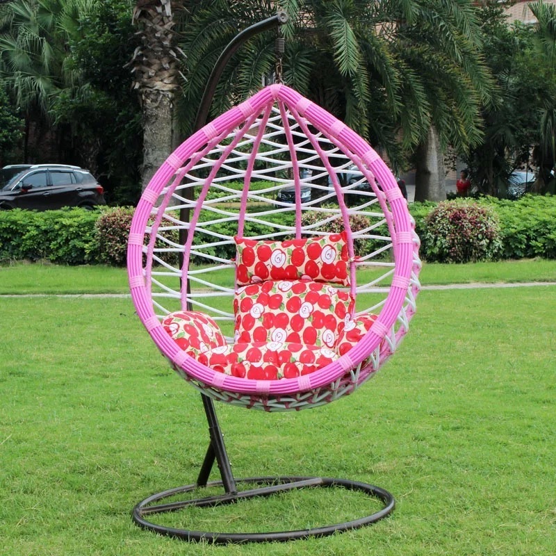 2024 Swings For Adults Outdoor Adult Swing Encase Wicker Rattan Outdoor Patio Porch Lounge Egg Nest Swing Chair with Stand