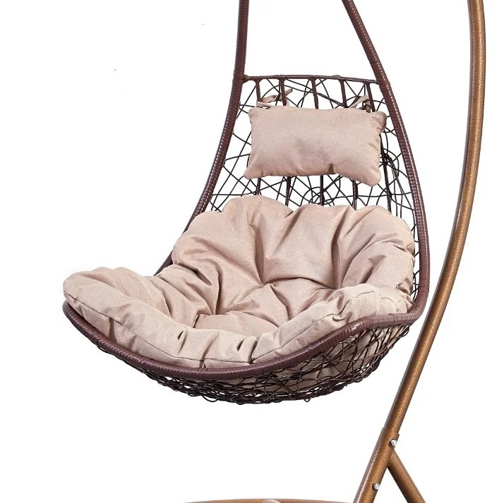 New design  Outdoor Garden Furniture Hanging Chairs Swing Standing Double Hanging Wicker Egg Chair