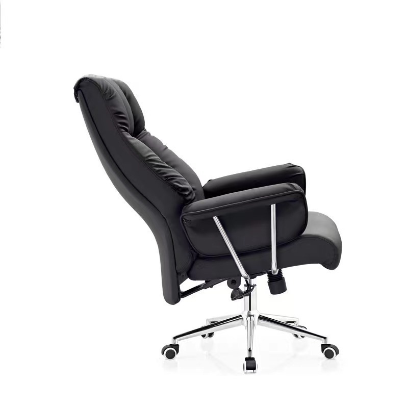 Hot sale armrest heavy duty ergonomic executive leather office chair with wheels