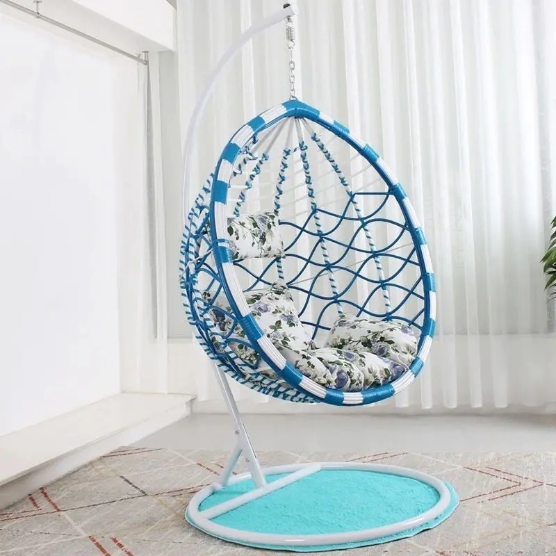 2024 Swings For Adults Outdoor Adult Swing Encase Wicker Rattan Outdoor Patio Porch Lounge Egg Nest Swing Chair with Stand