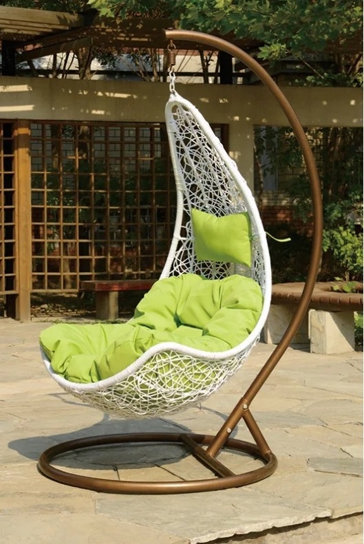 New design  Outdoor Garden Furniture Hanging Chairs Swing Standing Double Hanging Wicker Egg Chair