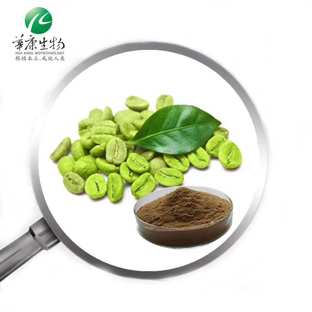 Factory supply high quality green coffee bean extract powder Chlorogenic Acid 20%~98%