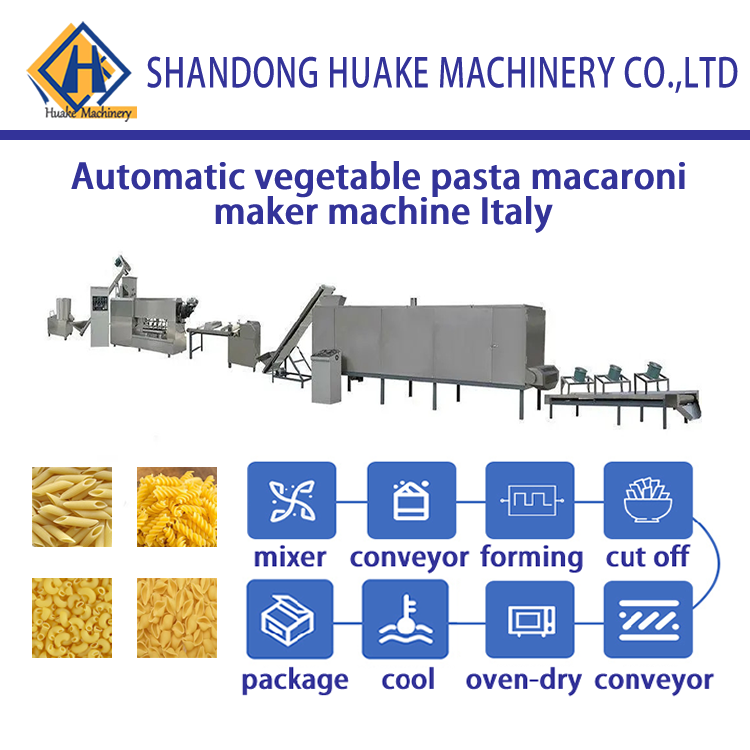 Automatic Industrial Pasta And Macaroni Making Machine Noodle Spaghetti Pasta Processing Line Macaroni Pasta Production Line