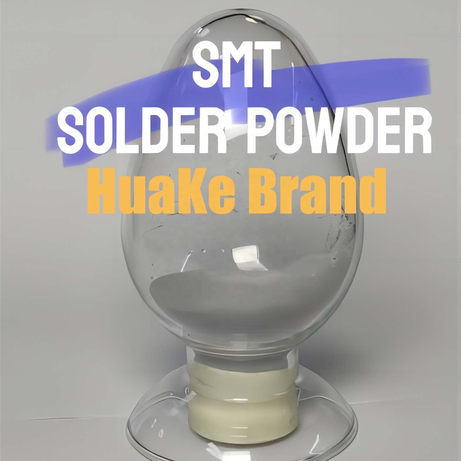 Sn42 Bi57 Ag1 Smt Solder Powder HuaKe Tin Solder Powder 5kg PCB LED SMD Assembly Low Temp Lead Free Tin Alloy Soldering Powder