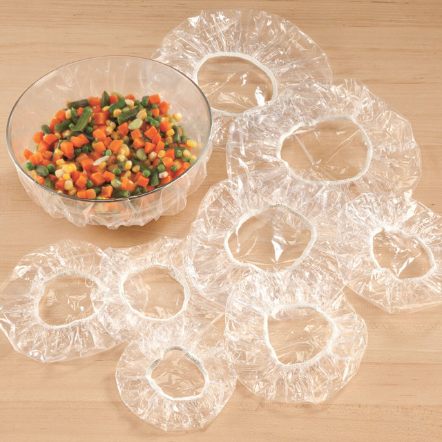 medium large elastic disposable food storage keeping fresh plate dish  bowl covers