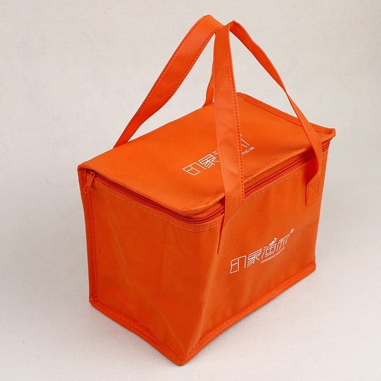 high quality promotional non woven tote insulated thermal keeping hot cold food cooler picnic bags