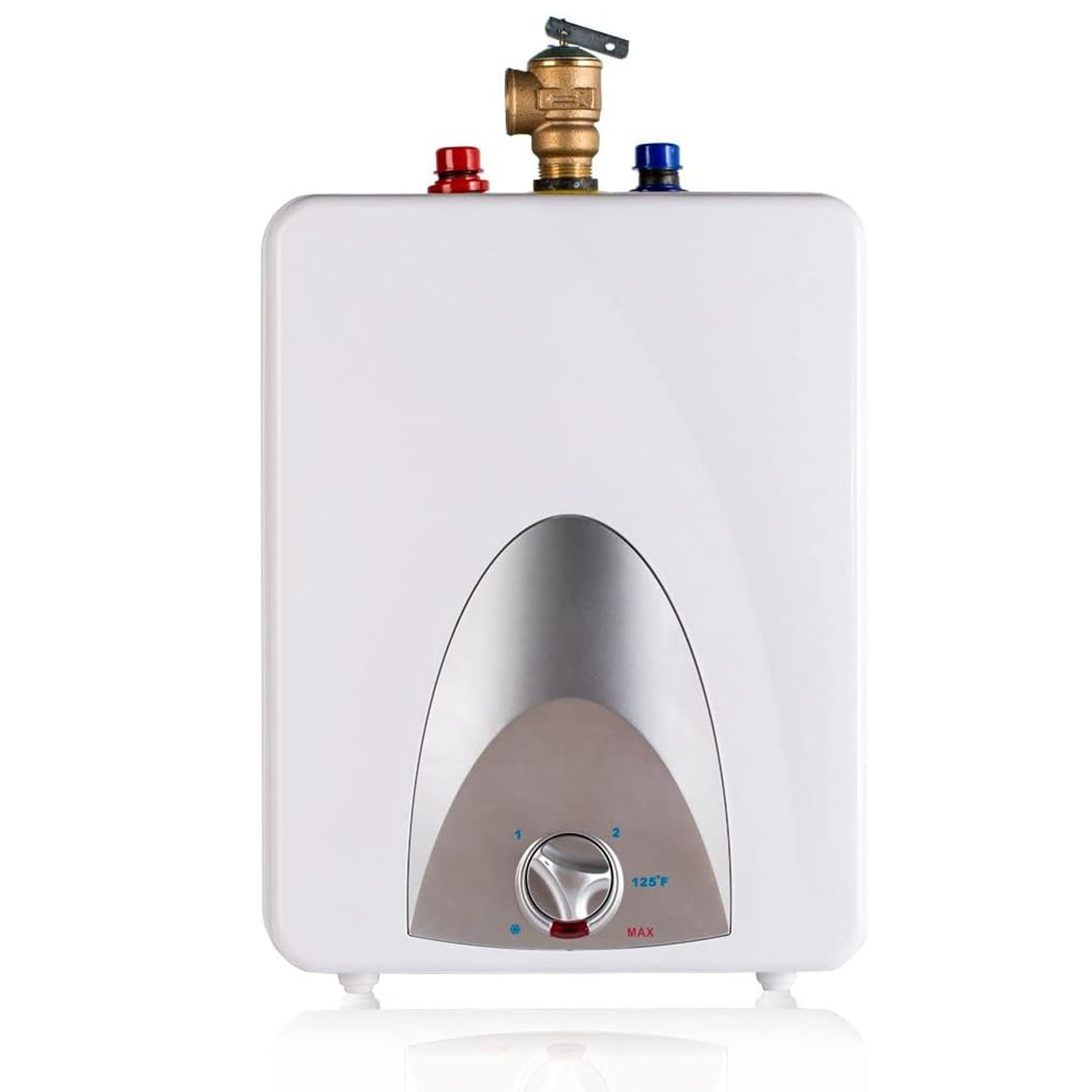 Mini Tank Electric Water Heater 2.5 Gallon with Cord Plug, 1.5KW Portable Hot Water Heaters