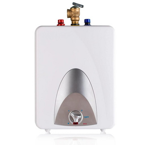 Mini Tank Electric Water Heater 2.5 Gallon with Cord Plug, 1.5KW Portable Hot Water Heaters