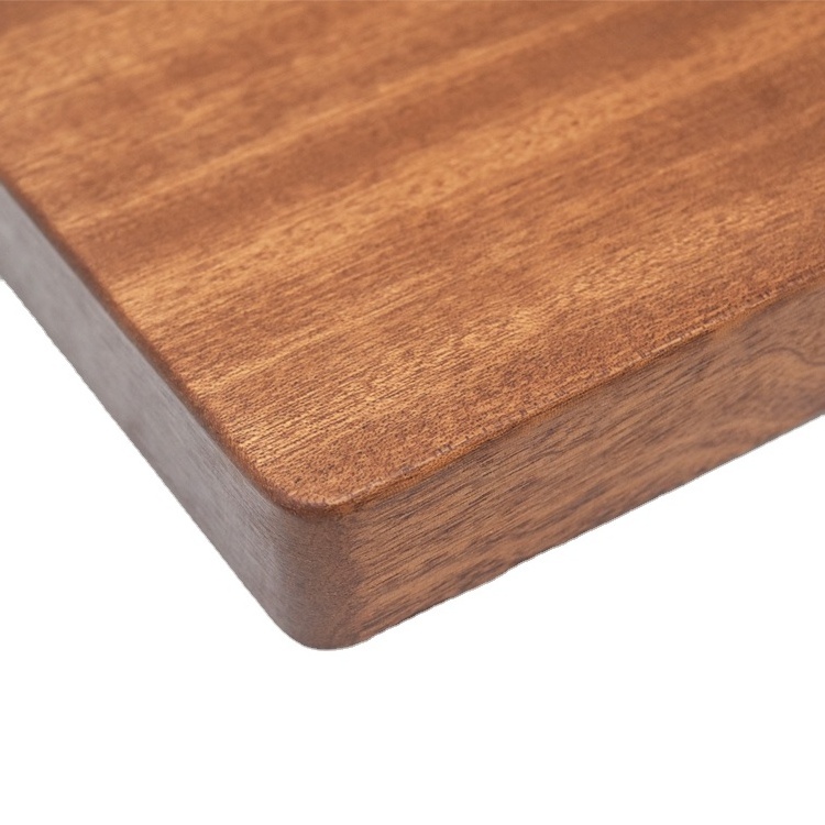 High Quality Sandalwood Cutting Board Sapele wood chopping board with Stainless Steel Handle