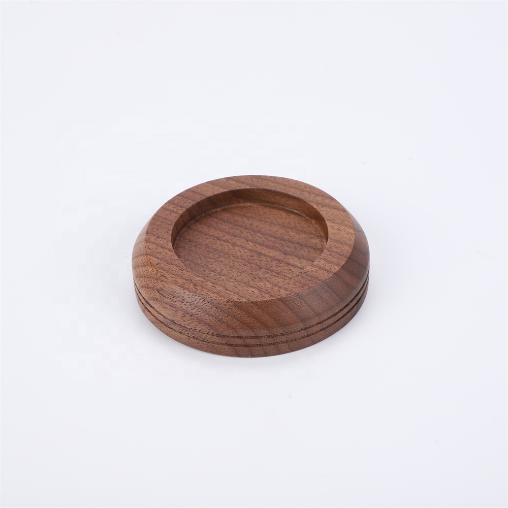 Walnut Wood Coffee Filter Tamper Holder Espresso Tamper Mat Stand Coffee Maker Support Base Rack Coffee Accessories