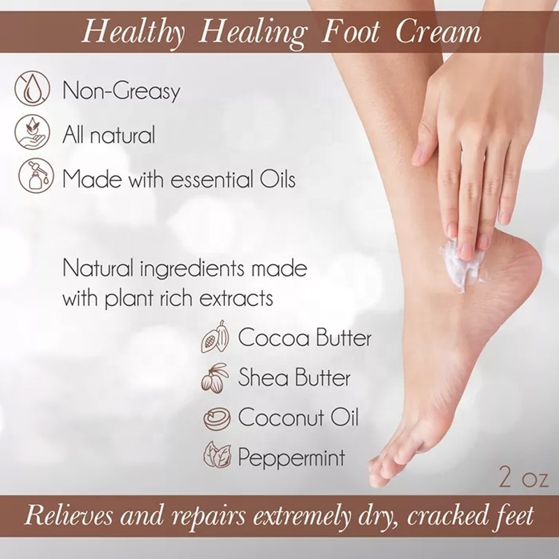 Wholesale Foot Care Cream For Cracked Heels Exfoliating Anti Crack Peeling Dead Skin Removal Foot Repair Whitening Foot Cream