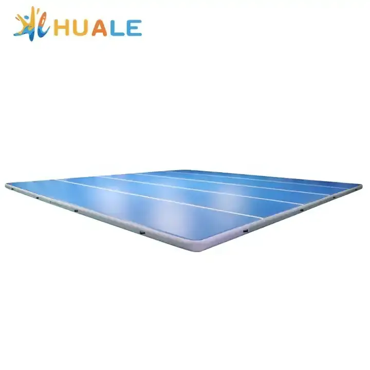 Professional Custom Inflatable Gimnastics Taekwondo Yoga Tumbling Beach Gym Yoga Tumbling Air Floor Trumbling Mat Air Track