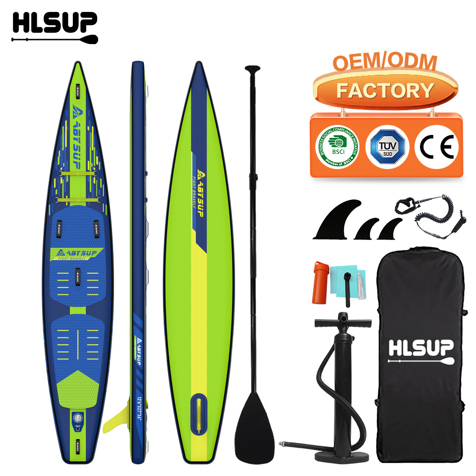 Huale New High Quality Professional Stand Uprace Rescue Ocean River Lake Inflatable Sup Board Stand Up Paddle Board