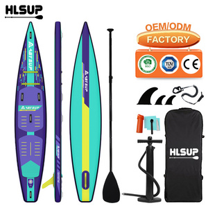 Huale New High Quality Professional Stand Uprace Rescue Ocean River Lake Inflatable Sup Board Stand Up Paddle Board