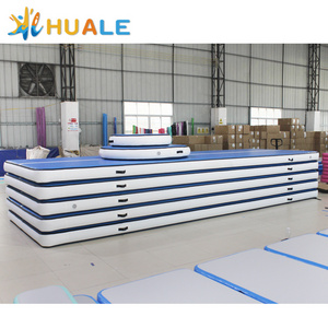 Customized Cheap Inflatable Gymnastics Mat Gym Air Track 8 Inches Thick Tumbling Mats Airtrack Air Track For Kids