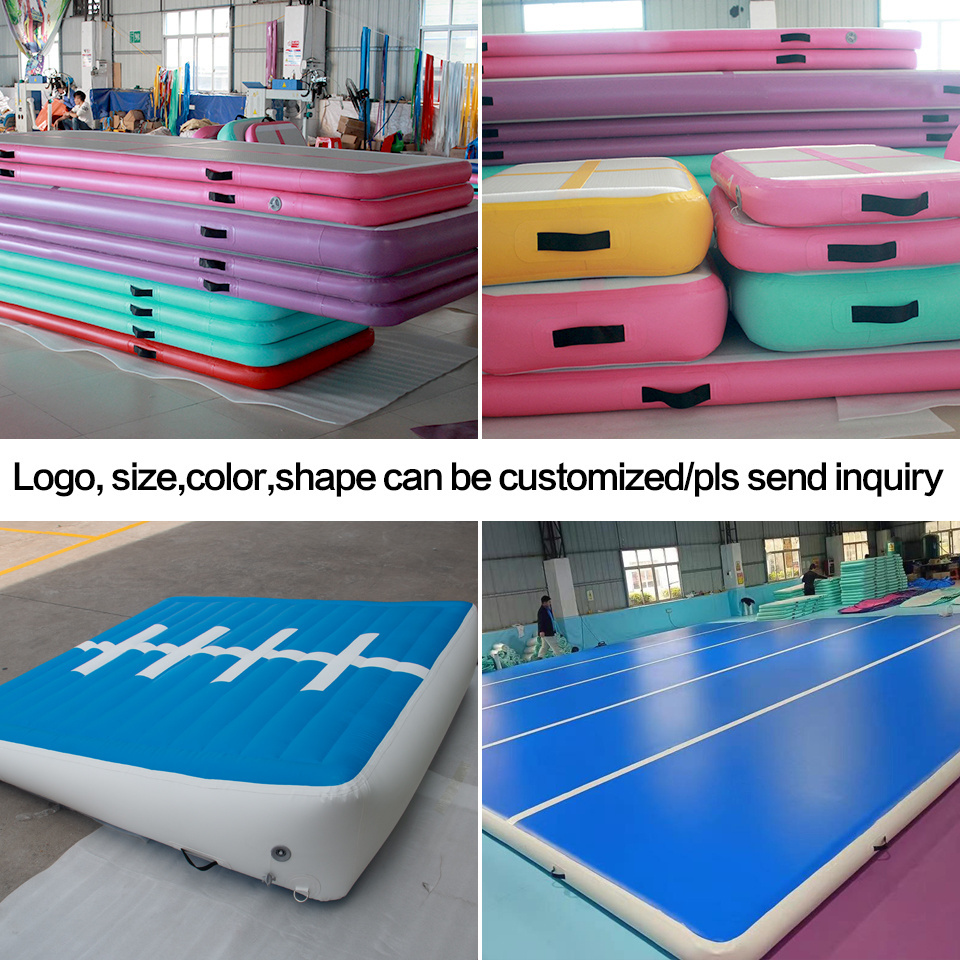 Cheap Cheerleading Sport Air Track Gymnastics Equipment Gym Air Tumbling Mattress Inflatable Air Track For Sale