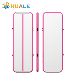 HUALE Manufacturer Adjustable Inflatable Gymnastics Tumbling Mat Exercise Equipment Pads Air Track Jumping Air Mat