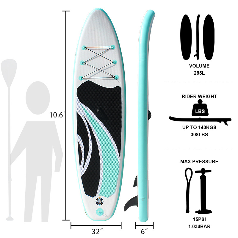 Hot Sales Inflatable Stand Up Paddle Board With Seat For Kids And Adult Sup Board Waterplay Surfing Manufacture