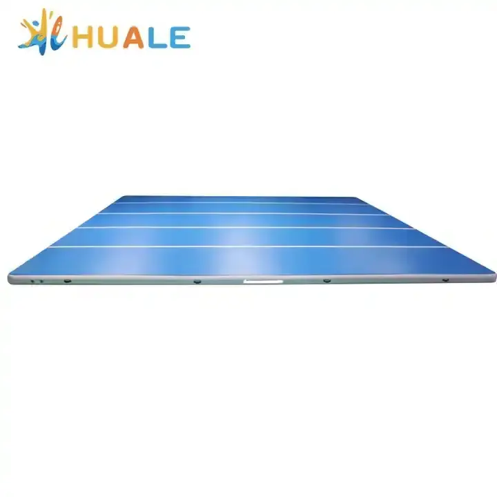 Professional Custom Inflatable Gimnastics Taekwondo Yoga Tumbling Beach Gym Yoga Tumbling Air Floor Trumbling Mat Air Track