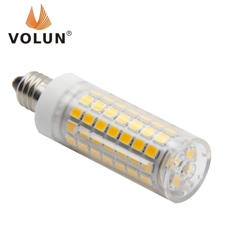 E11 LED Bulbs 6W Equivalent 50W 60W Halogen Bulbs AC 120V Not Dimmable 660LM E11 Mini Candelabra base LED Light lamp