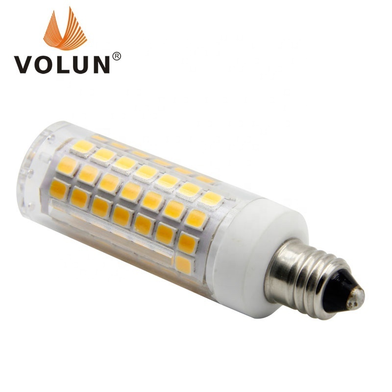 E11 LED Bulbs 6W Equivalent 50W 60W Halogen Bulbs AC 120V Not Dimmable 660LM E11 Mini Candelabra base LED Light lamp