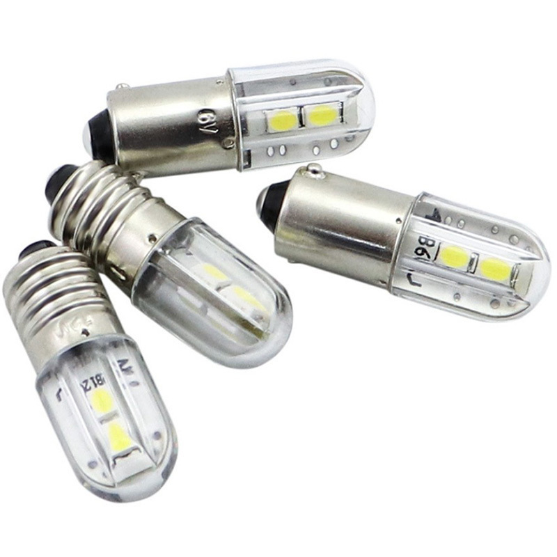 1W 6V 12V 24V 48V 60V 110V 220V BA9S Led indicator bulb E10 led flashlight bulb