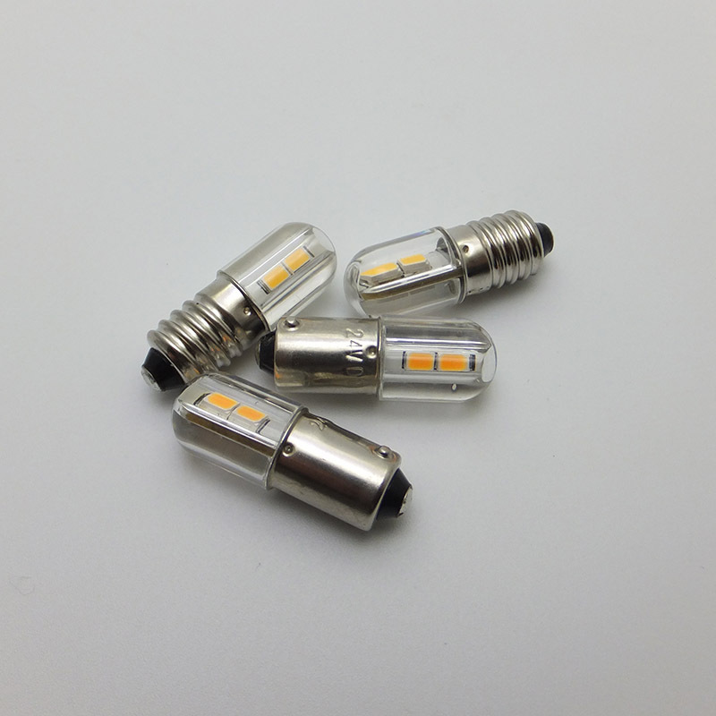 1W 6V 12V 24V 48V 60V 110V 220V BA9S Led indicator bulb E10 led flashlight bulb