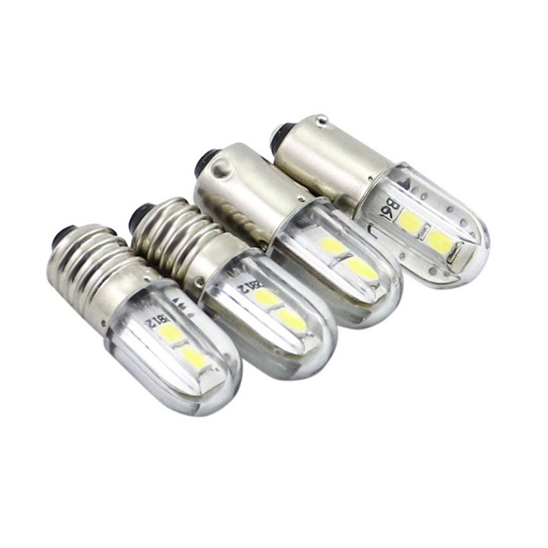 1W 6V 12V 24V 48V 60V 110V 220V BA9S Led indicator bulb E10 led flashlight bulb