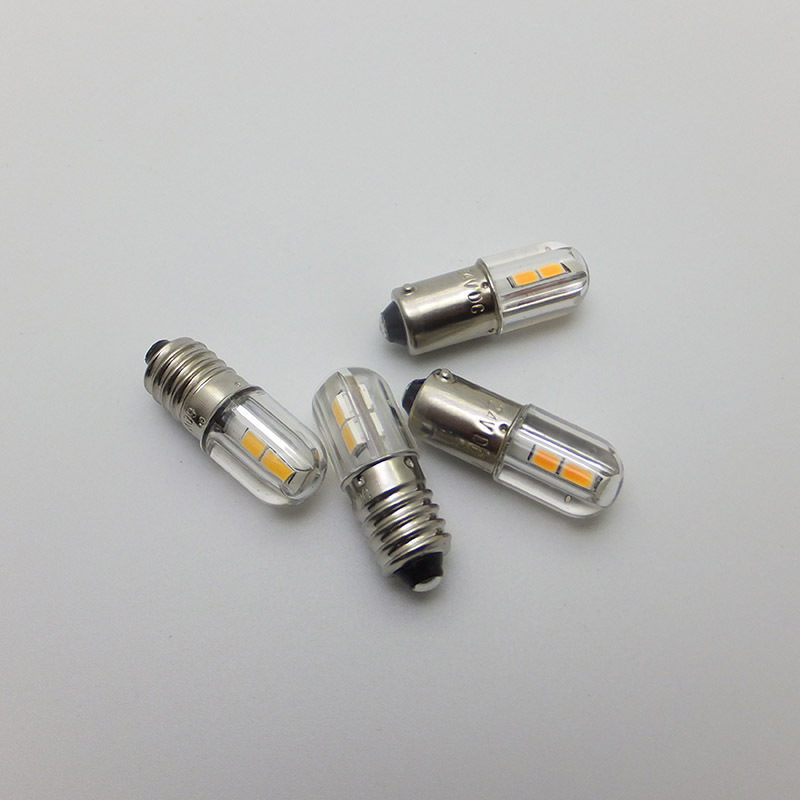 1W 6V 12V 24V 48V 60V 110V 220V BA9S Led indicator bulb E10 led flashlight bulb