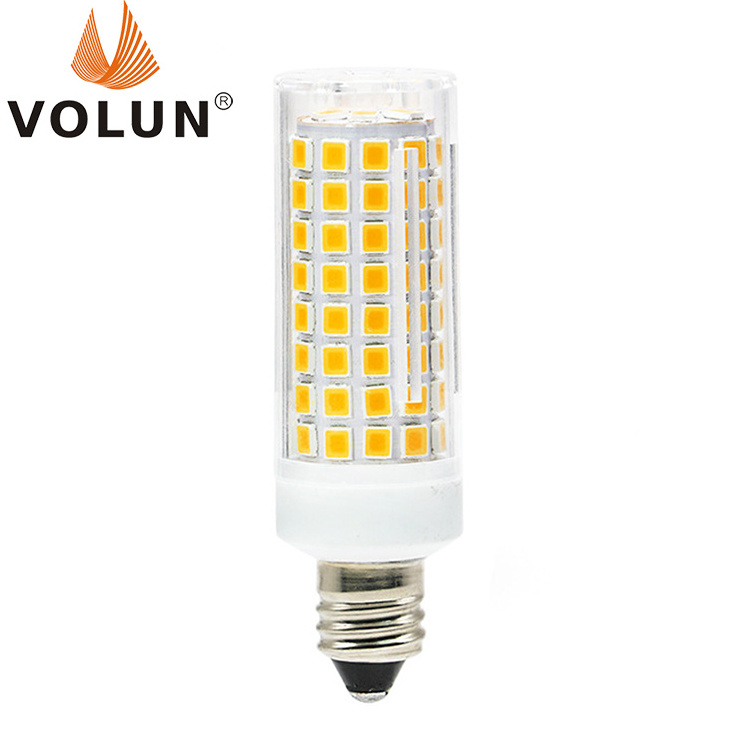 factory supply AC110V & AC220V dimmable led bulb 7W SMD 2835 102 LED ceramic LED corn bulb