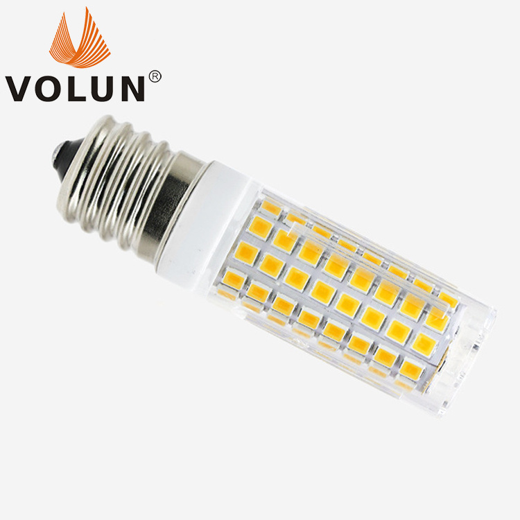 factory supply AC110V & AC220V dimmable led bulb 7W SMD 2835 102 LED ceramic LED corn bulb