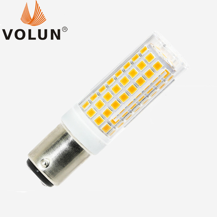 factory supply AC110V & AC220V dimmable led bulb 7W SMD 2835 102 LED ceramic LED corn bulb