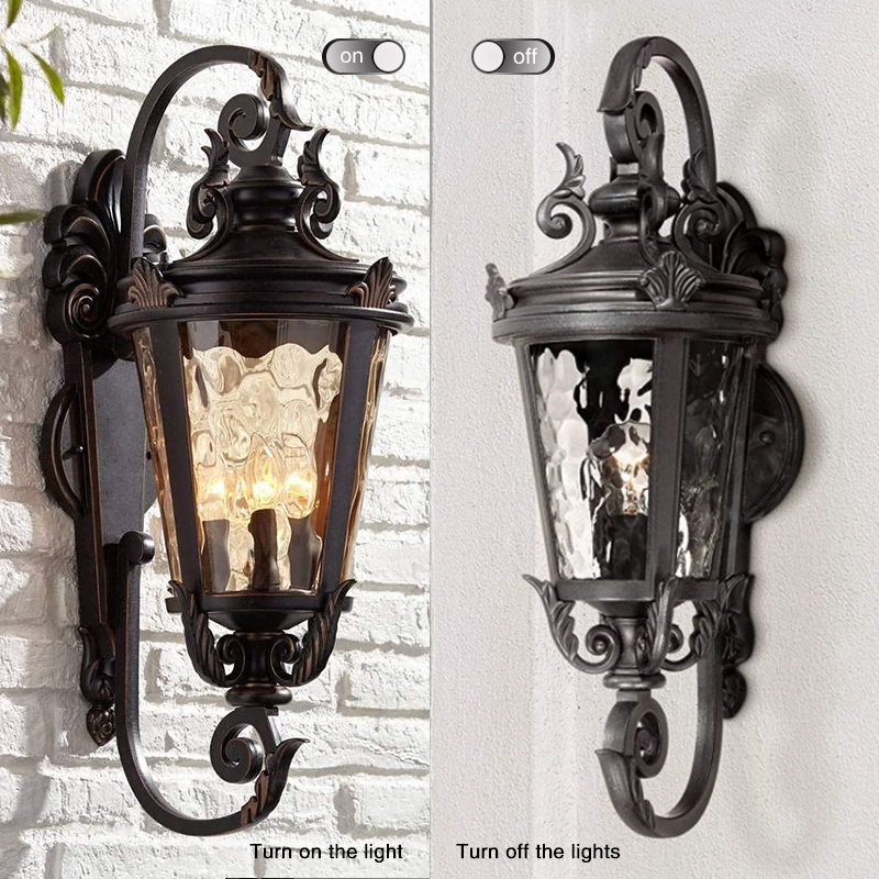 High quality European style outdoor wall lamp porch decorative  led wall light